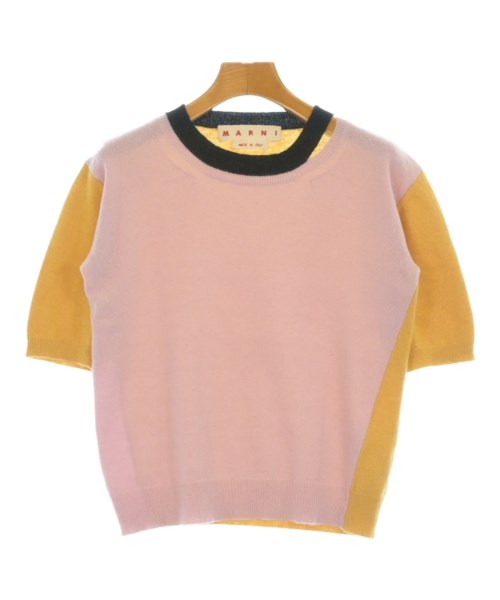 MARNI マルニ編み物・スウェーター レディース 36(XS位) サクラ色x黄【中古】【古着】