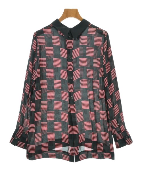 MARNI マルニ ブラウス レディース 42(M位) 深緑xピンクx黒(総柄) 【中古】【古着】