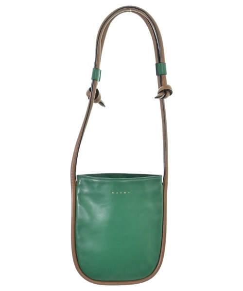 MARNI マルニ ショルダーバッグ レディース - 緑x茶 【中古】【古着】