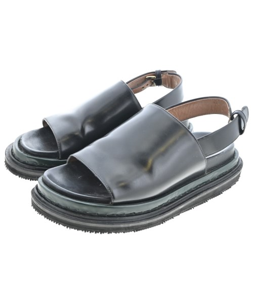 MARNI マルニ サンダル レディース -(22.5cm位) 黒 【中古】【古着】