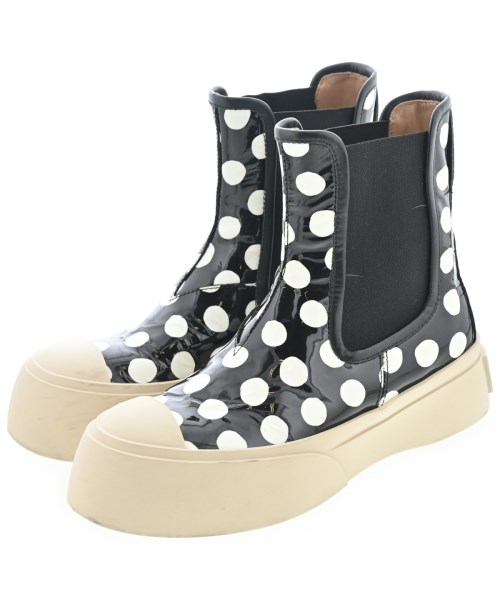 MARNI マルニブーツ レディース EU35(21.5糎位) 黒x白(一点)【中古】【古着】