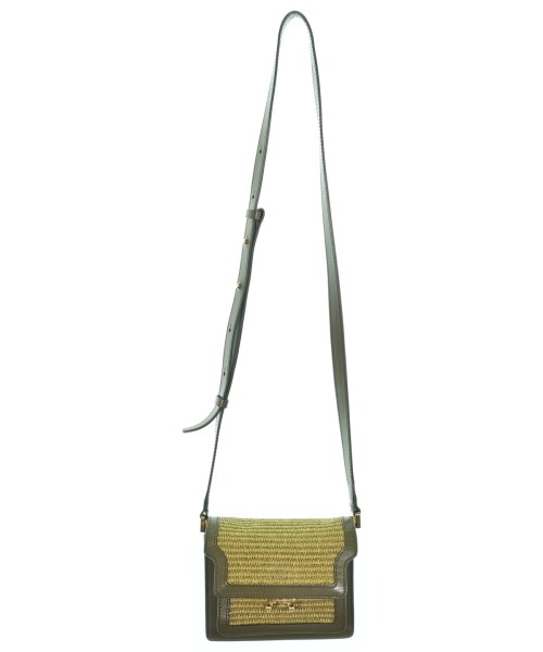 MARNI マルニショルダーバッグ レディース - カーキ【中古】【古着】