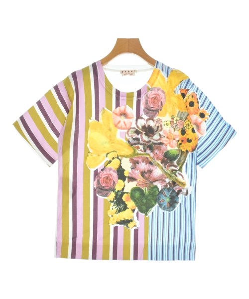 MARNI マルニ Tシャツ・カットソー レディース 36(XS位) 白x紫x青等 【中古】【古着】