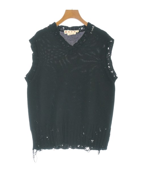 MARNI マルニ ベスト レディース 48(XXL位) 黒 【中古】【古着】
