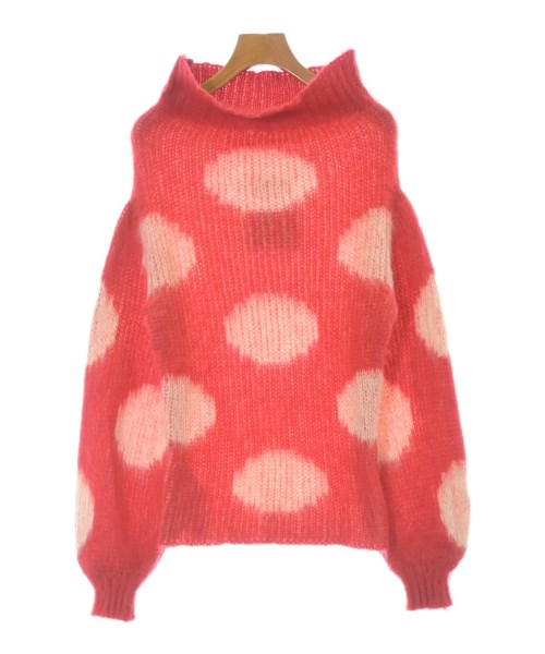 MARNI マルニ ニット・セーター レディース 38(S位) 赤x白(ドット) 【中古】【古着】