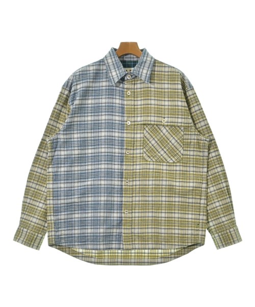 MARNI マルニカジュアルシャツ メンズ 52(XXL位) 白x青x黄等(読み合わせる)【中古】【古着】