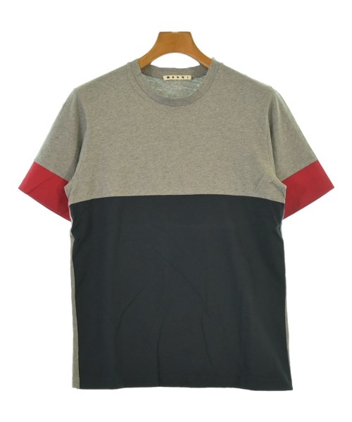 MARNI マルニプルオーバー・カットソー メンズ 44(S位) 薄墨色x紺x赤【中古】【古着】