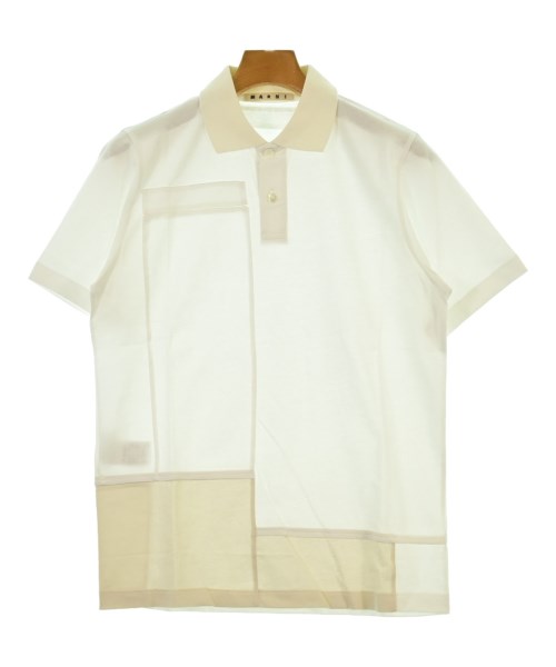 MARNI マルニ ポロシャツ メンズ 44(S位) 白xアイボリー 【中古】【古着】 7,700円