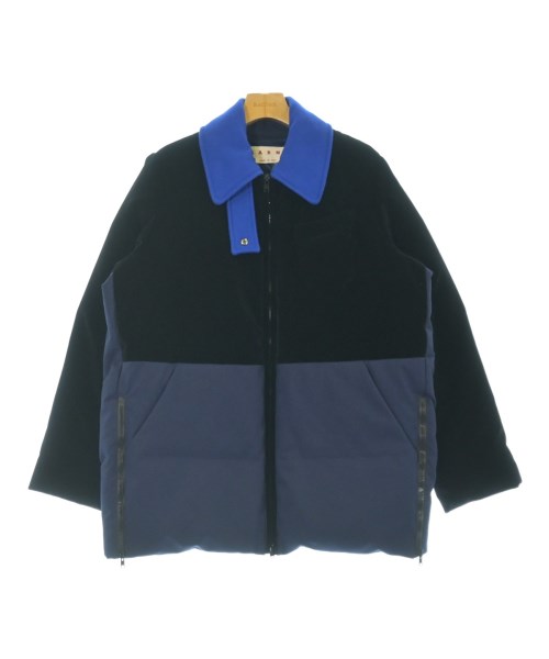 MARNI マルニダウンジャケット/ダウンベスト レディース 38(S位) 黒x紺x青【中古】【古着】｜RAGTAG（ブランド古着のラグタグ）