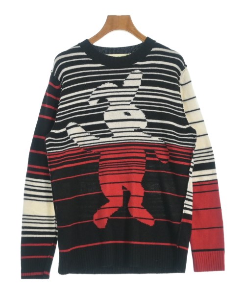 MARNI マルニニット・セーター レディース 42(M位) 黒x白x赤(総柄)【中古】【古着】|RAGTAG(ブランド古着のラグタグ)