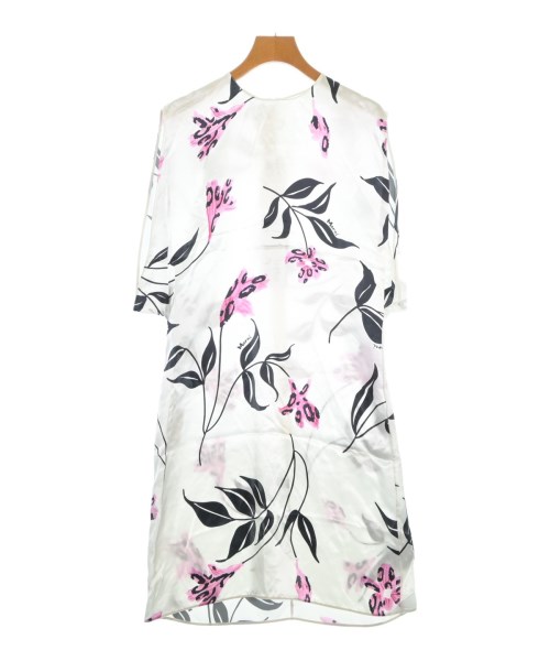 MARNI マルニ衣装 レディース 36(XS位) 白x黒xサクラ色(花柄)【中古】【古着】