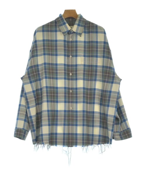 MARNI マルニカジュアルシャツ メンズ 50(XL位) ベージュx青x緑等(読み合わせる)【中古】【古着】