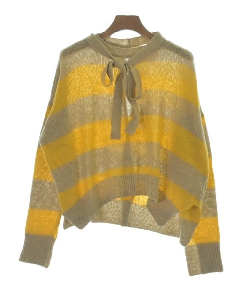 MARNI マルニ編み物・ティーシャツ レディース 38(S位) ベージュx黄(間借り人)【中古】【古着】