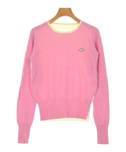 See By Chloe シー　バイ　クロエ ニット・セーター レディース XS ピンクxベージュ 【中古】【古着】