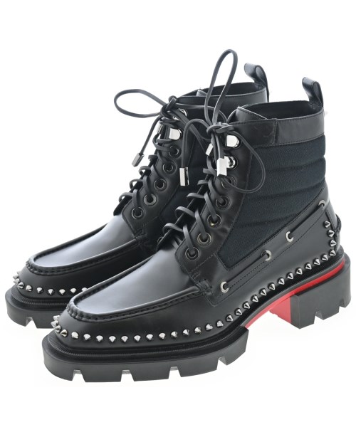 Christian Louboutin クリスチャンルブタンブーツ メンズ EU40 1/2(25.5糎位) 黒【中古】【古着】