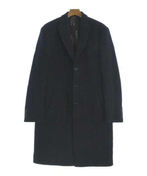 MOSCHINO モスキーノ チェスターコート メンズ 50(XL位) 紺 【中古】【古着】