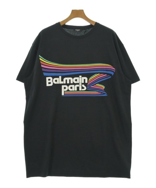 BALMAIN バルマンプルオーバー・カットソー メンズ M 黒【中古】【古着】