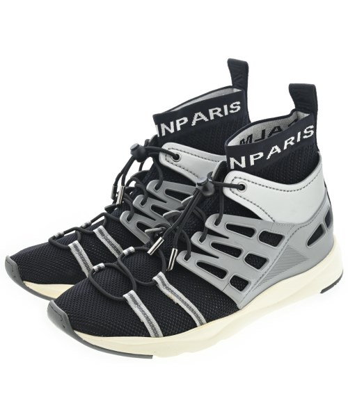 BALMAIN バルマン スニーカー メンズ EU43(28cm位) 黒xグレー 【中古】【古着】