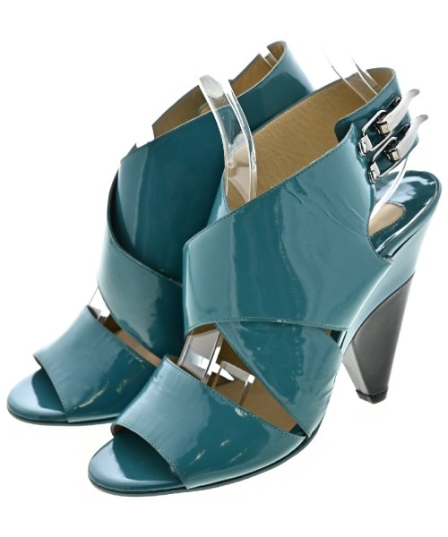 Chloe クロエ サンダル レディース EU37 1/2(24cm位) 緑 【中古】【古着】