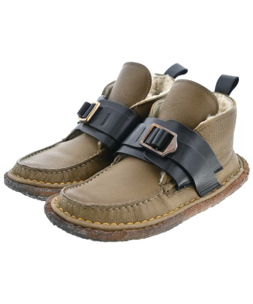 Chloe クロエブーツ レディース EU36(22.5糎位) 茶系x黒【中古】【古着】 その他-レディース靴