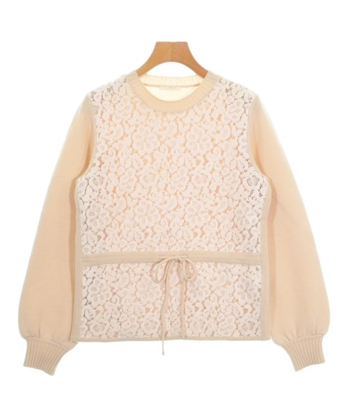 Chloe クロエ ニット・セーター レディース S ベージュ(レース) 【中古】【古着】