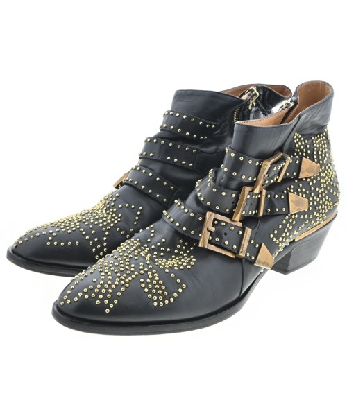 Chloe クロエ ブーツ レディース EU37(23.5cm位) 黒 【中古】【古着】 20,860円