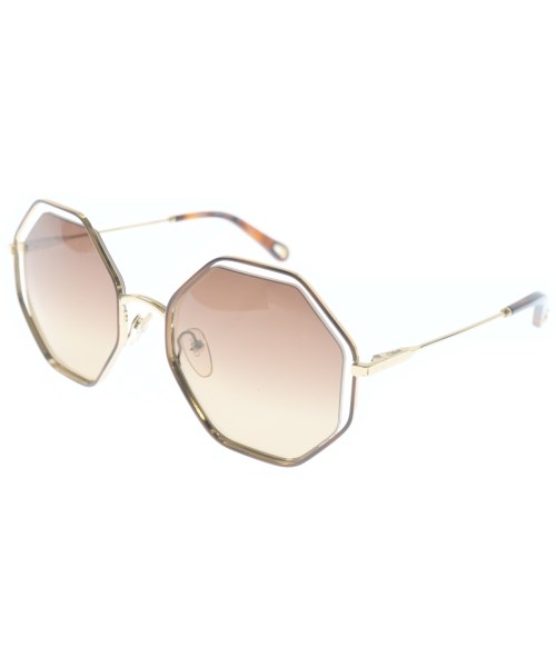 Chloe クロエサングラス レディース - 茶xゴールドx茶【中古】【古着】