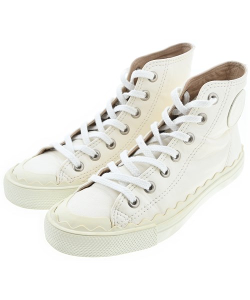 Chloe クロエスニーカー レディース EU37(23.5糎位) 白【中古】【古着】