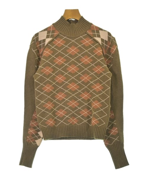 Chloe クロエニット・セーター レディース XS 茶系xベージュ系(総柄)【中古】【古着】