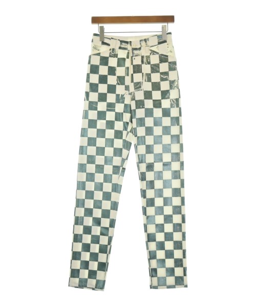 MM6 エムエムシックス パンツ（その他） レディース 38(S位) 緑x白(チェック) 【中古】【古着】