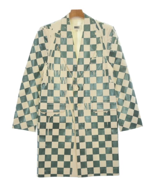 MM6 エムエムシックス コート（その他） レディース 36(XS位) 白x緑(総柄) 【中古】【古着】