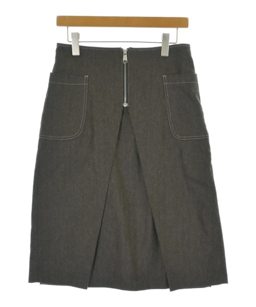 MM6 エムエムシックスひざ丈スコート レディース -(M位) 茶【中古】【古着】