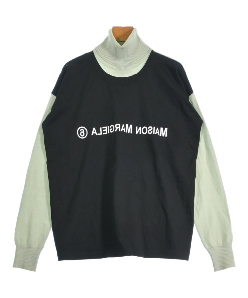MM6 エムエムシックス ニット・セーター レディース S 黒x緑 【中古】【古着】