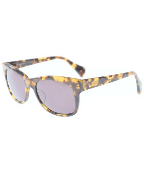 OLIVER PEOPLES オリバーピープルズサングラス レディース - 黄系x茶(総柄)【中古】【古着】 バッグ・小物・ブランド雑貨-眼鏡・サングラス