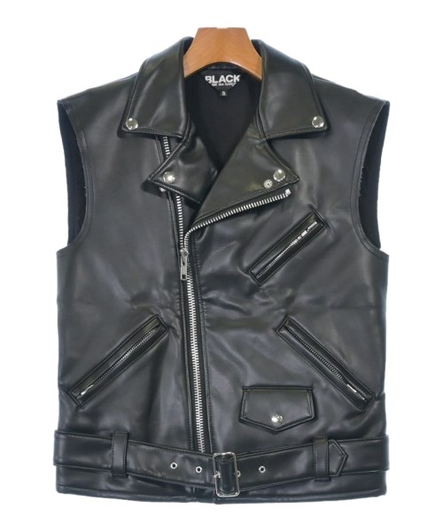 BLACK COMME des GARCONS ブラックコムデギャルソン ライダース レディース S 黒 【中古】【古着】