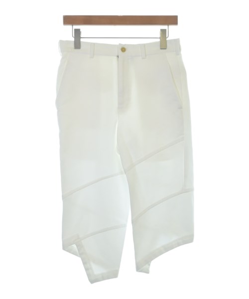 BLACK COMME des GARCONS ブラックコムデギャルソン クロップドパンツ メンズ XS 白 【中古】【古着】