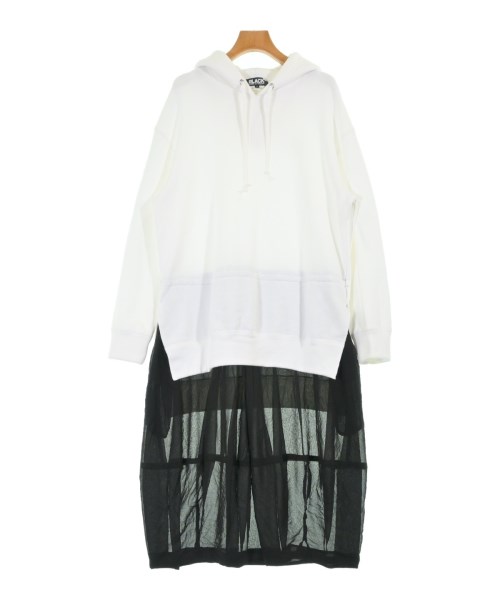 BLACK COMME des GARCONS ブラックコムデギャルソンワンピース レディース S 白x黒【中古】【古着】 ワンピース-レディースファッション