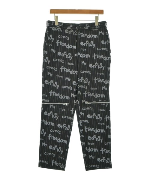 BLACK COMME des GARCONS ブラックコムデギャルソン パンツ（その他） レディース M 黒x白(総柄) 【中古】【古着】