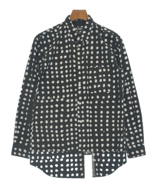 BLACK COMME des GARCONS ブラックコムデギャルソン カジュアルシャツ メンズ M 黒x白(ドット) 【中古】【古着】