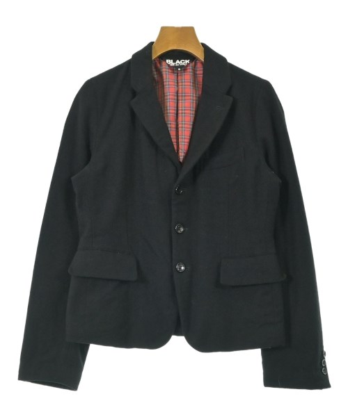 BLACK COMME des GARCONS ブラックコムデギャルソンテーラードジャケット レディース S 黒【中古】【古着】