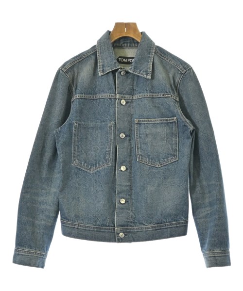 TOM FORD トムフォードデニムジャケット メンズ S 青(ジーンズ)【中古】【古着】