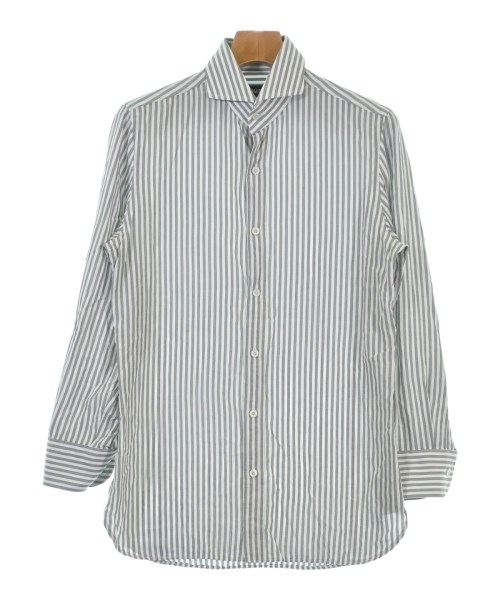 TOM FORD トムフォードカジュアルシャツ メンズ 39(M位) グレーx白(ストライプ)【中古】【古着】｜RAGTAG（ブランド古着のラグタグ）