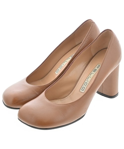 PELLICO ペリーコパンプス レディース 36 1/2(23.5糎位) 茶【中古】【古着】