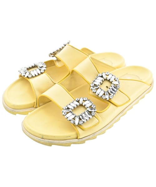 Roger Vivier ロジェヴィヴィエサンダル レディース EU38(24.5cm位) 黄【中古】【古着】
