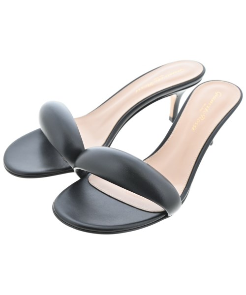 Gianvito Rossi ジャンヴィトロッシ サンダル レディース EU35 1/2(22cm位) 黒 【中古】【古着】