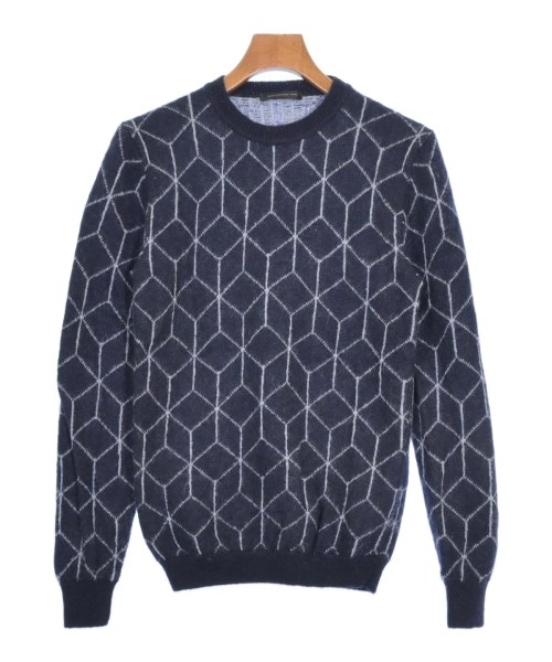 CHRISTOPHER KANE クリストファーケイン ニット・セーター メンズ XS 紺x水色(総柄) 【中古】【古着】