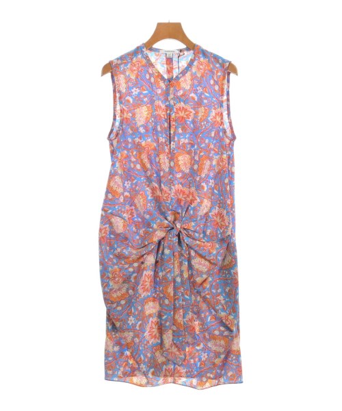 CARVEN カルヴェン ワンピース レディース 40(M位) 水色x赤x黄等(花柄) 【中古】【古着】