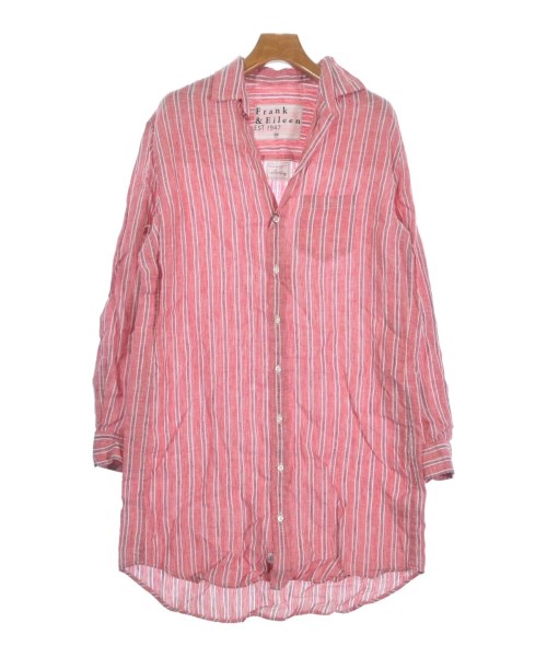 Frank&Eileen フランクアンドアイリーン カジュアルシャツ レディース XS 赤x白x青(ストライプ) 【中古】【古着】