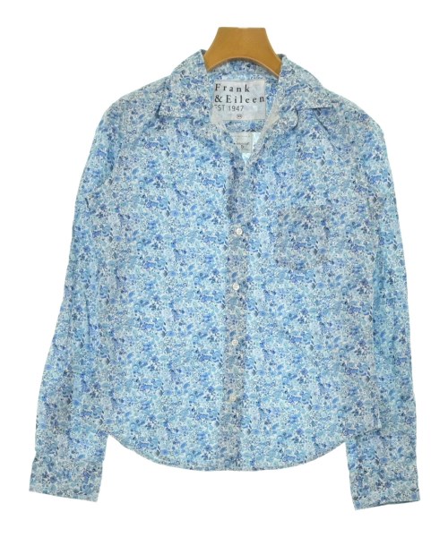 Frank&Eileen フランクアンドアイリーン カジュアルシャツ レディース XS 水色(花柄) 【中古】【古着】 7,400円