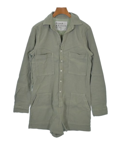 Frank&Eileen フランクアンドアイリーン オールインワン/サロペット レディース XS カーキ 【中古】【古着】